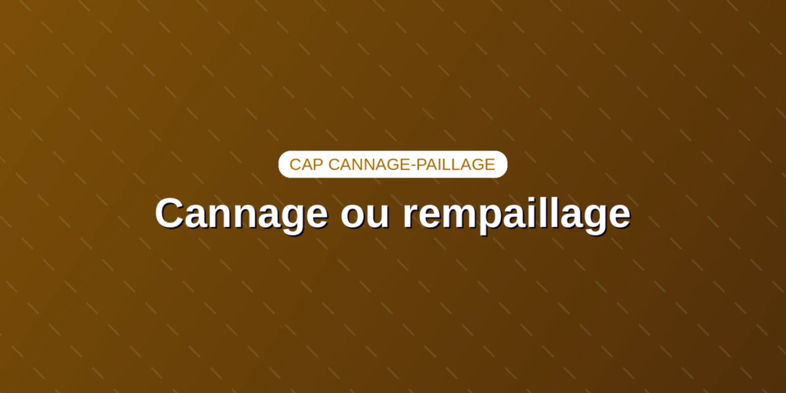Cannage ou rempaillage : différences, matières et référentiel Différence technique entre cannage en rotin et rempaillage en paille