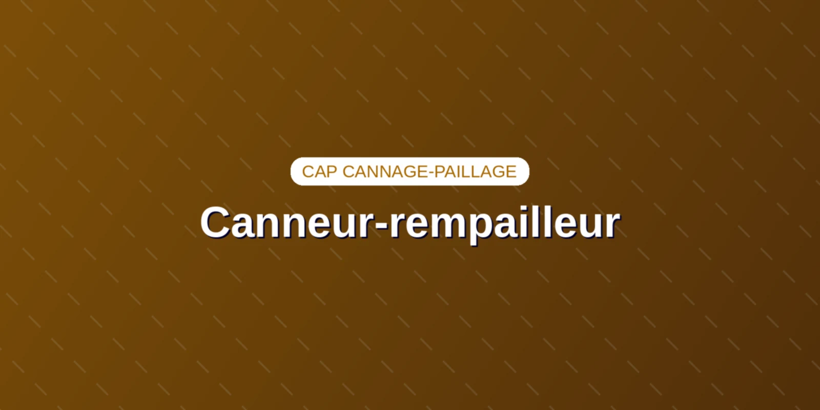 Canneur-rempailleur : revenus, statut artisan et débouchés Métier et revenus de l artisan canneur rempailleur d ameublement