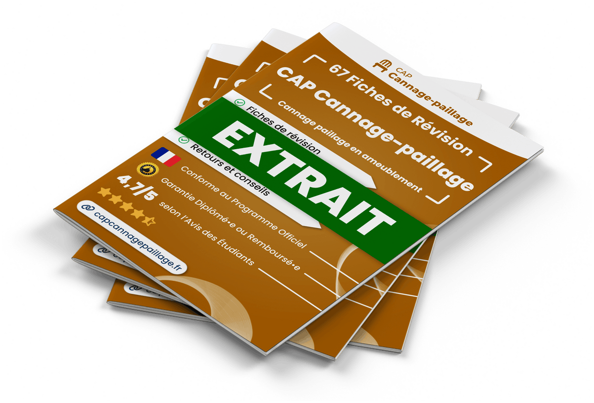 Extrait Fiches Révision gratuites CAP Cannage-paillage
